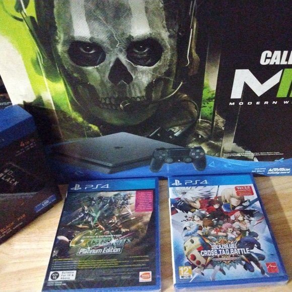 Sony Other - *NEW* PS4 COD MW2 Bundle + SD GUNDAM + Blazblue + WD 4TB Gaming Hard Drive